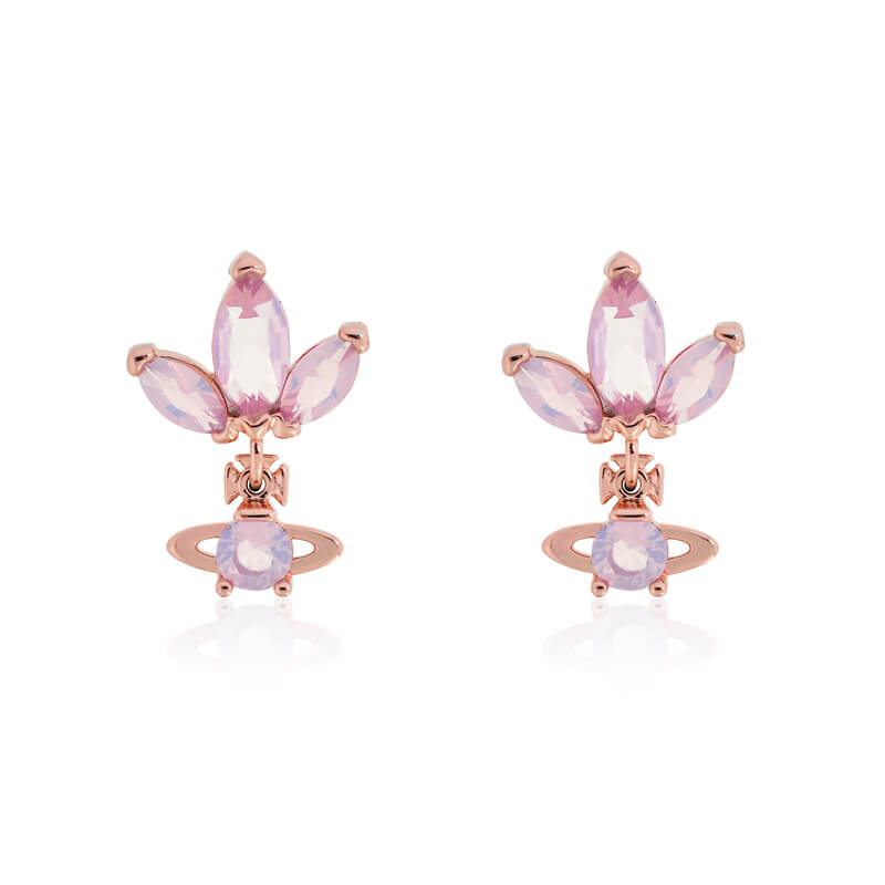 SHOSHANA Clover Zirconia Earrings
