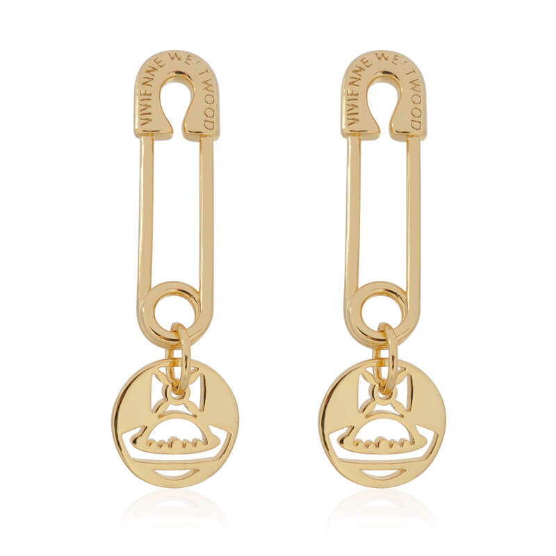 IMOGENE Round Pin Earrings