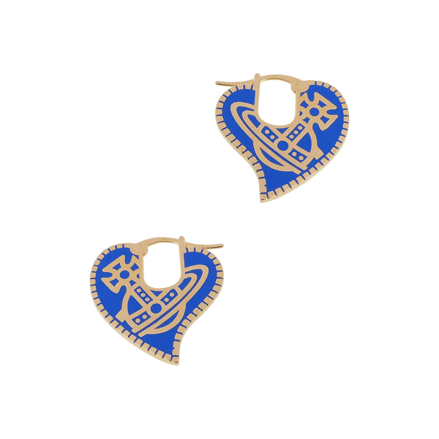 AMANDA Love Gear Lacquered Earrings