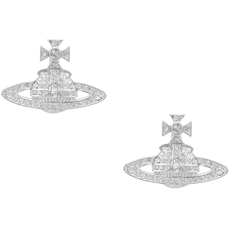 KIKA Full Diamond Saturn Earrings