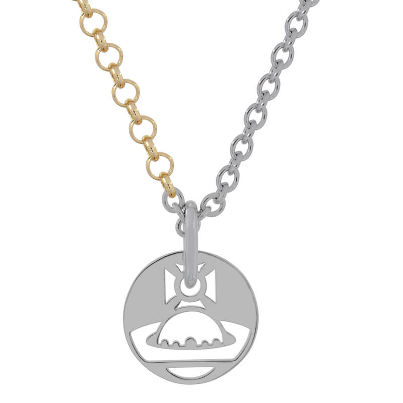 IMOGENE Round Sweater Chain Necklace
