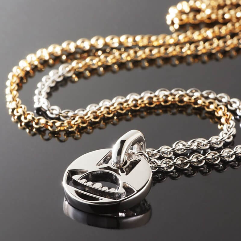 IMOGENE Round Sweater Chain Necklace