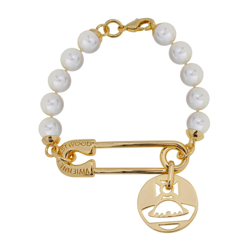 IMOGENE Pin Round Large Pearl Bracelet