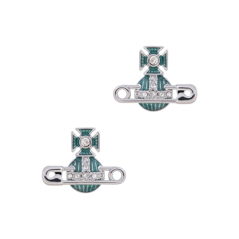 KITTY Pin Lacquered Saturn Earrings