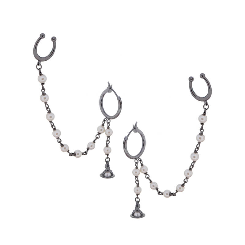 SAMARA Pearl Saturn Earrings