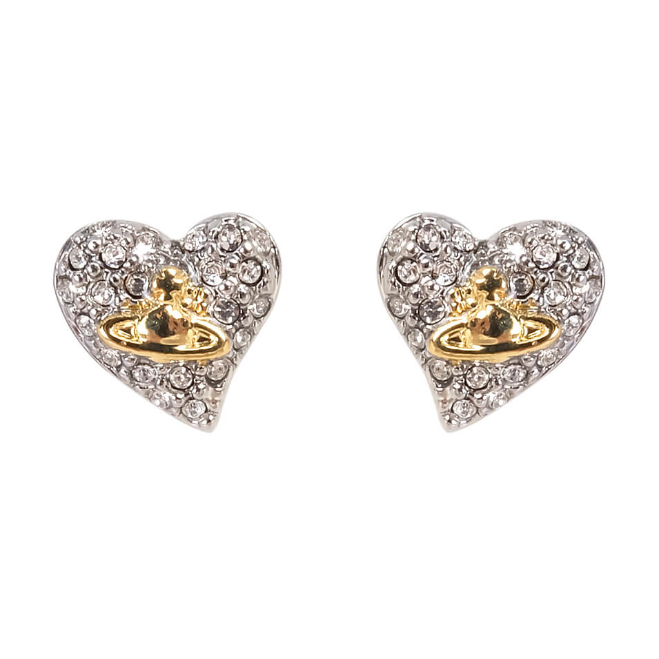 Plated Heart Earrings