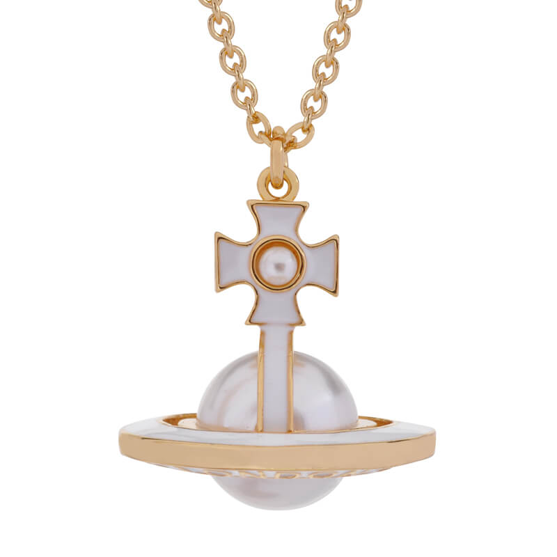 Lacquered Pearl ORB Necklace