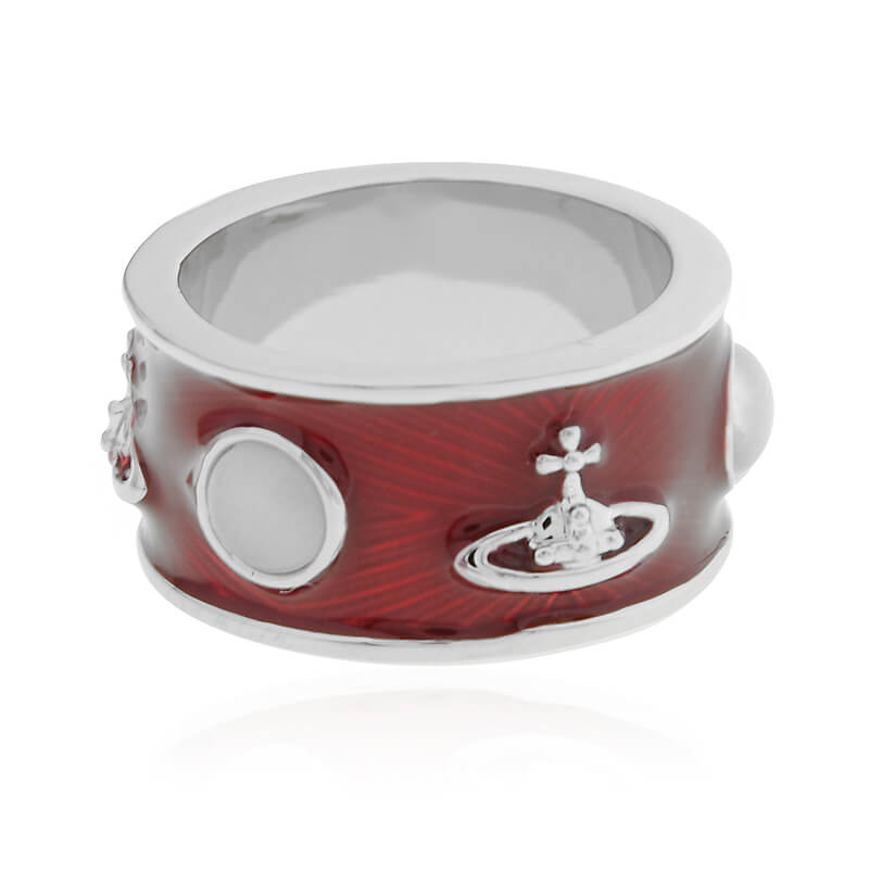 Cat's Eye Stone Lacquer Ring