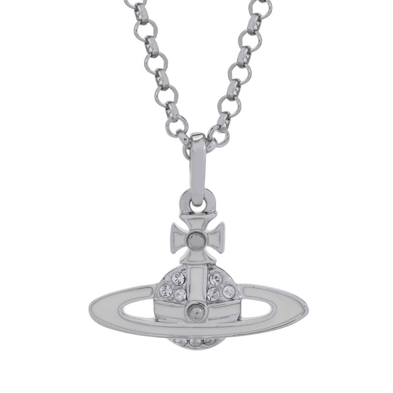 Saturn Diamond Necklace