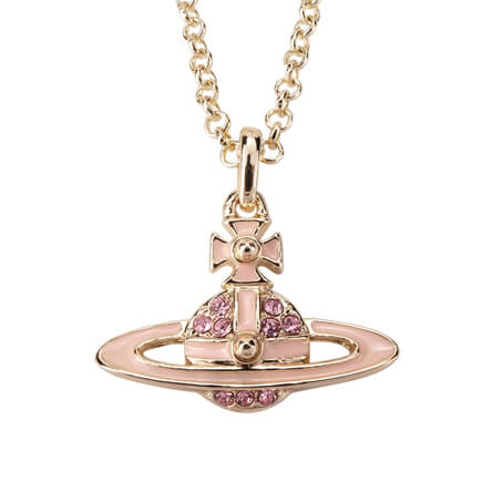Saturn Diamond Necklace