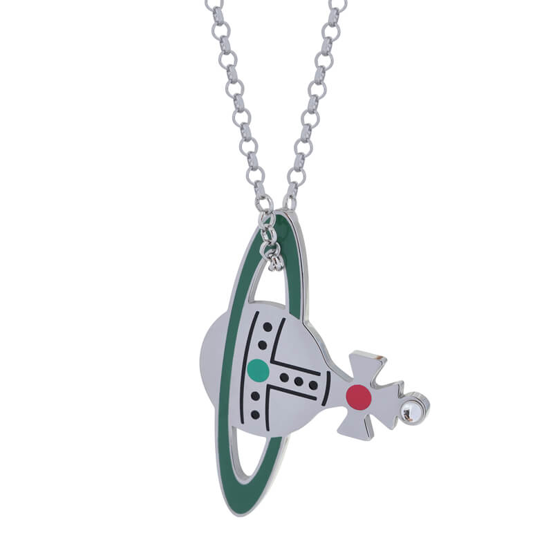 Lean Lacquered Saturn Necklace（All 4 colors）