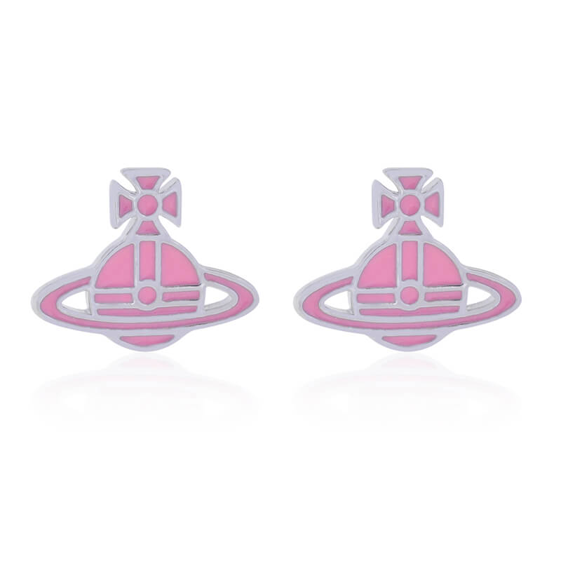 Flat Lacquered Saturn Earrings（All 13 Colors）