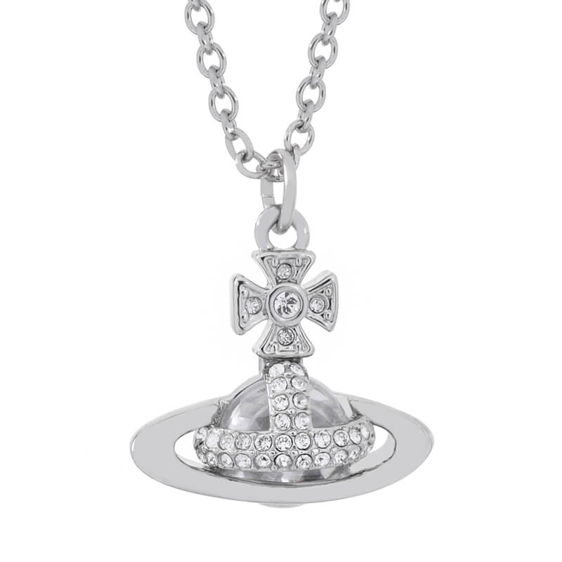 SORADA Half-Face Diamond Necklace