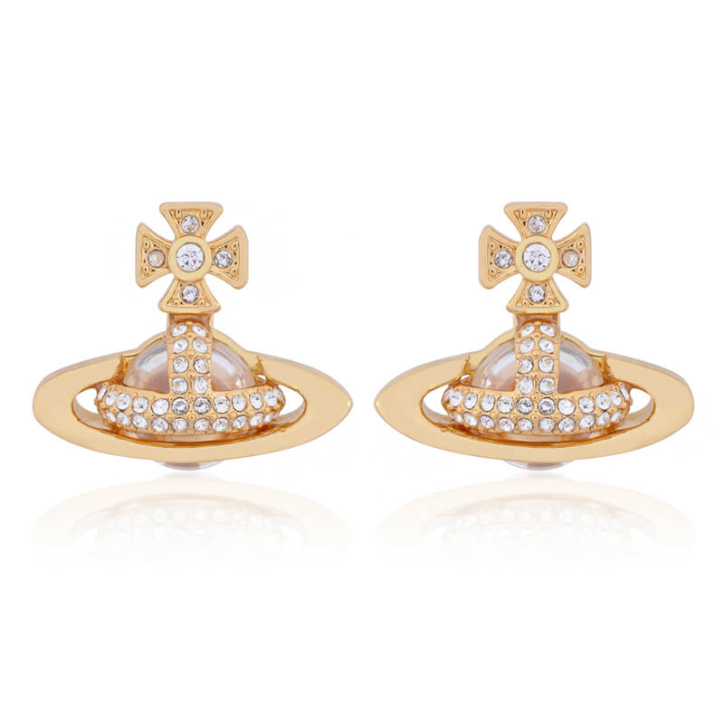 SORADA Half-Face Diamond Earrings