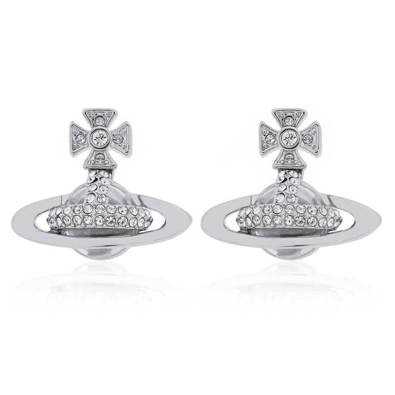 SORADA Half-Face Diamond Earrings