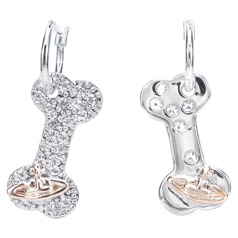 Asymmetrical Bone Earrings