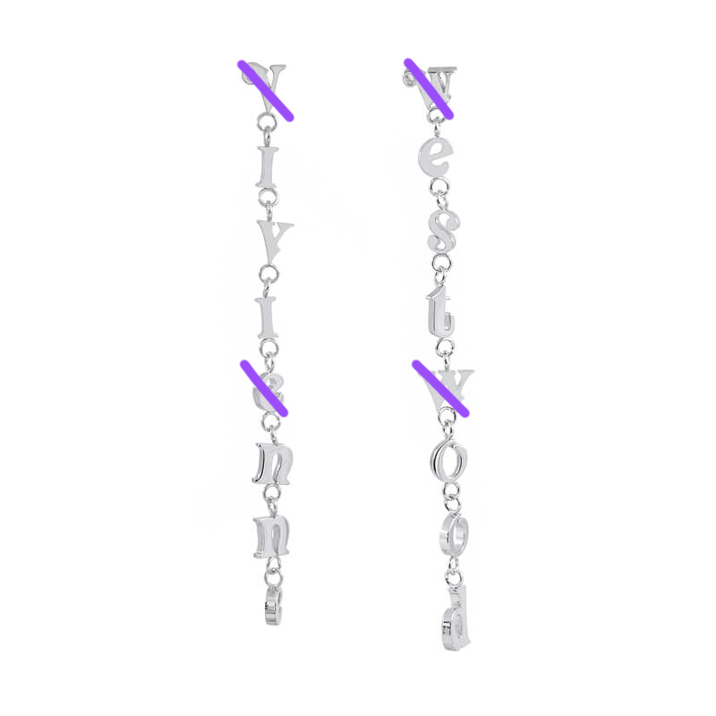 RAIMUNDA Alphabet Earrings