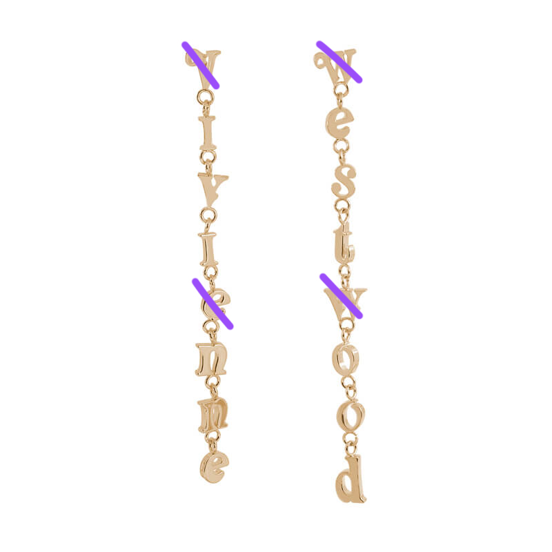RAIMUNDA Alphabet Earrings