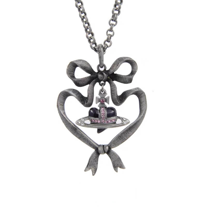 Ribbon Heart Necklace