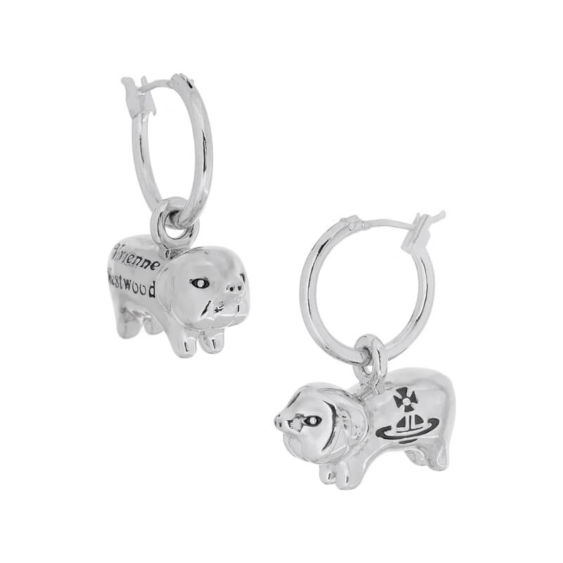 JUANITA Pig Saturn Letters Earrings