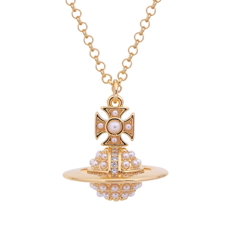 LUZIA Full Of Pearls ORB Necklace