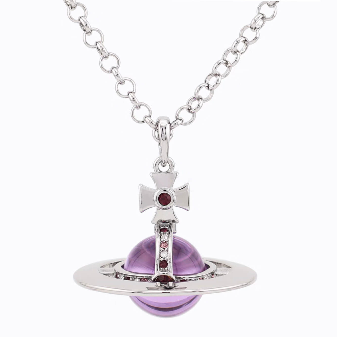 20MM ORB Classic Saturn Pendant Necklace