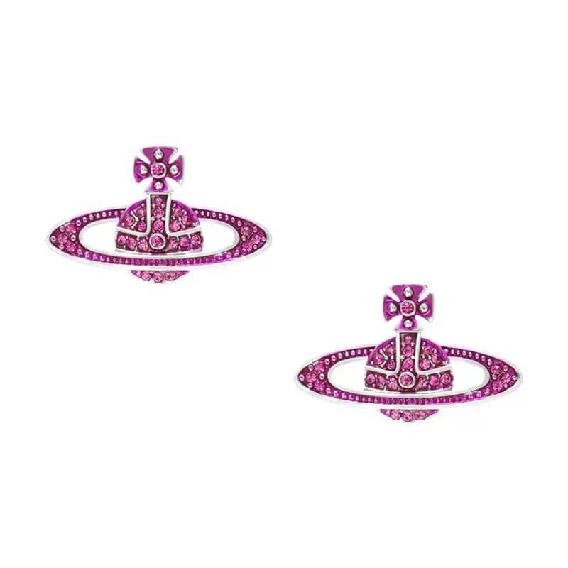 Classic Full Diamond Saturn Earrings（All 9 Colors）