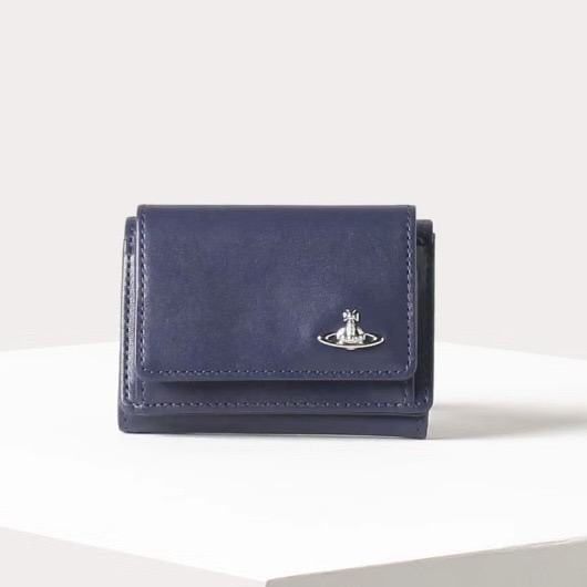 Leather Card Holder Tri-fold Wallet