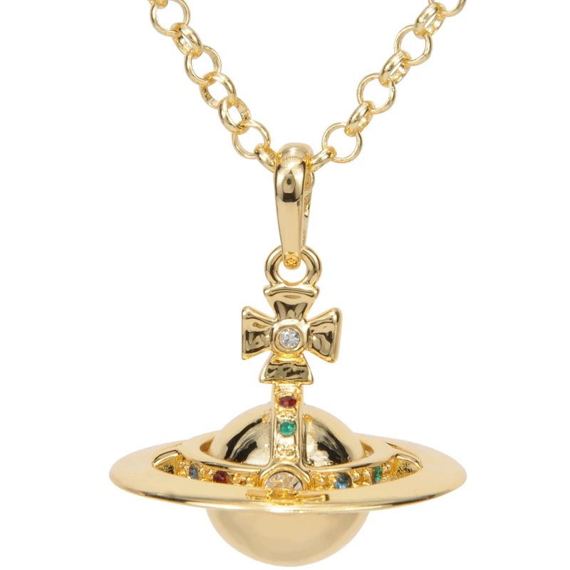 Vintage ORB Saturn Necklace(openable)