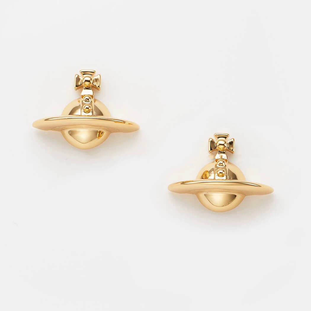 NANA Classic Half Face Saturn Earrings