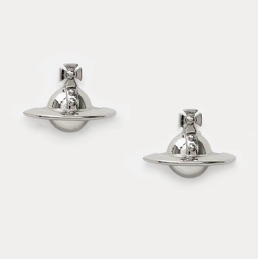 NANA Classic Half Face Saturn Earrings