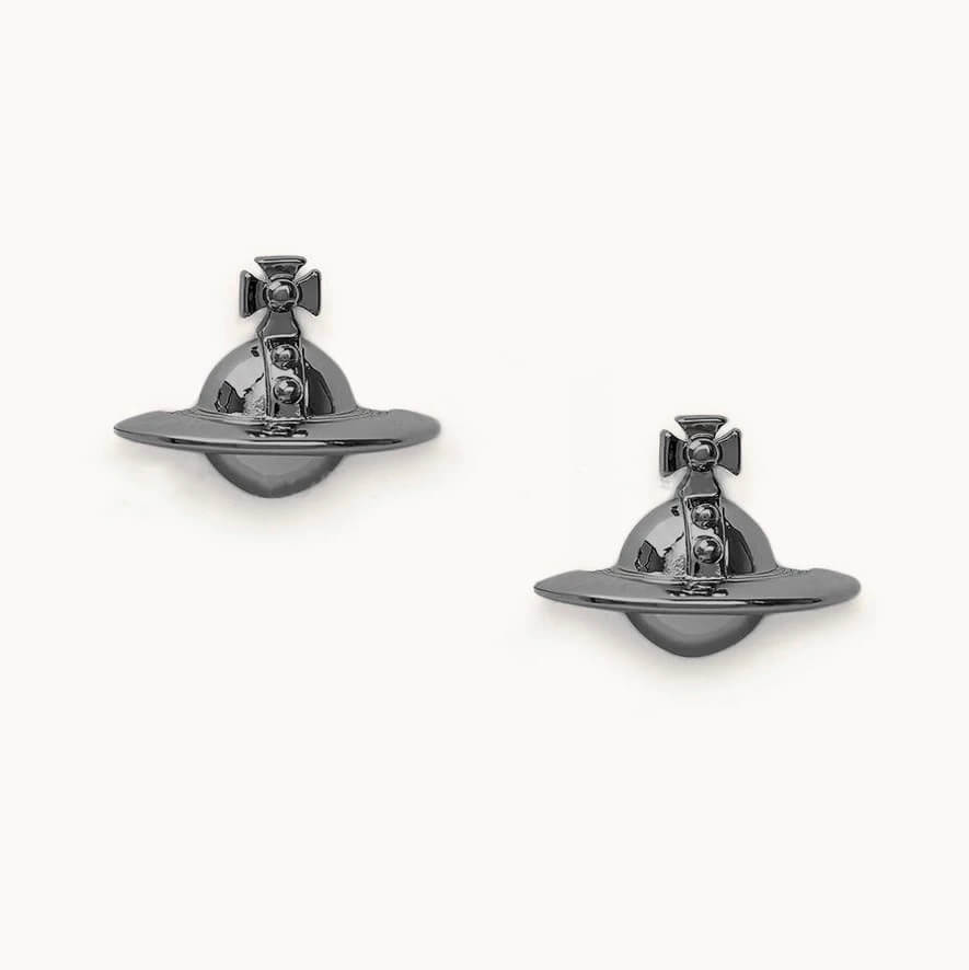 NANA Classic Half Face Saturn Earrings