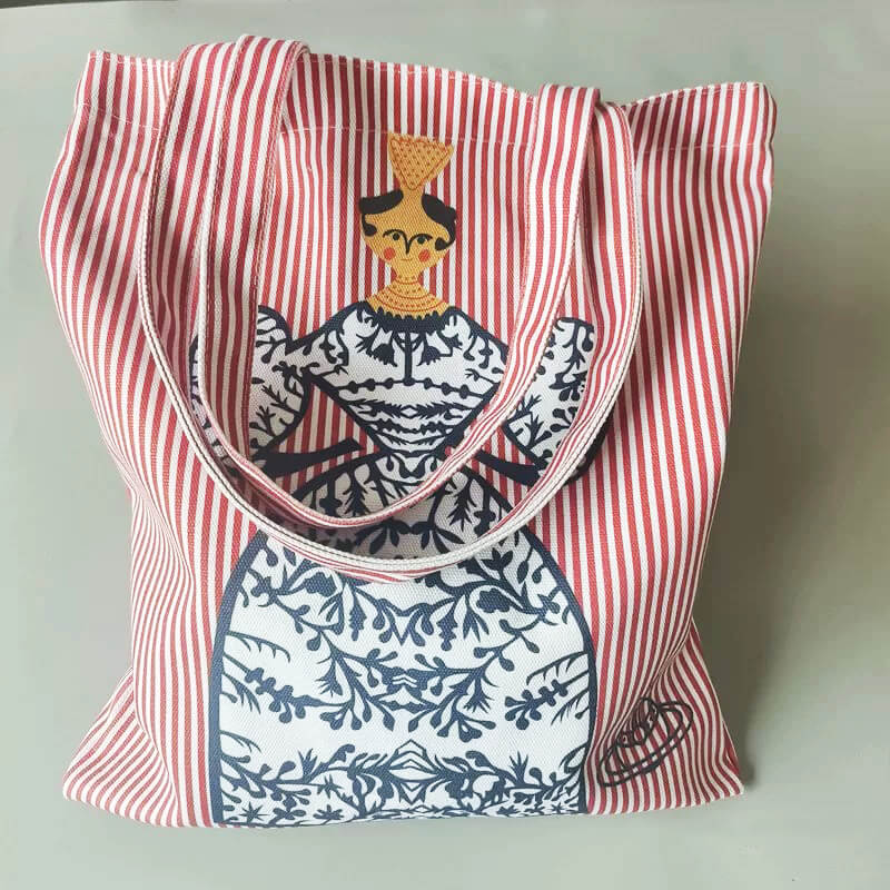 Saturn Stripe Canvas Bag