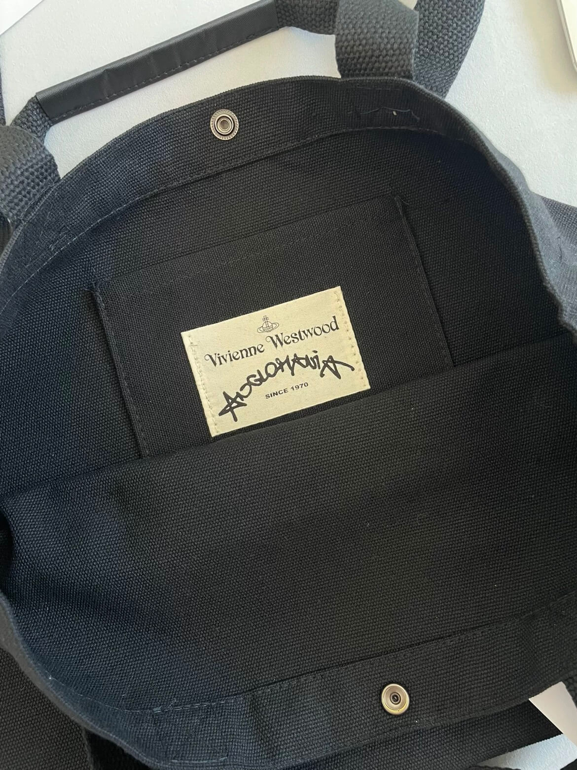 Black Saturn Canvas Bag