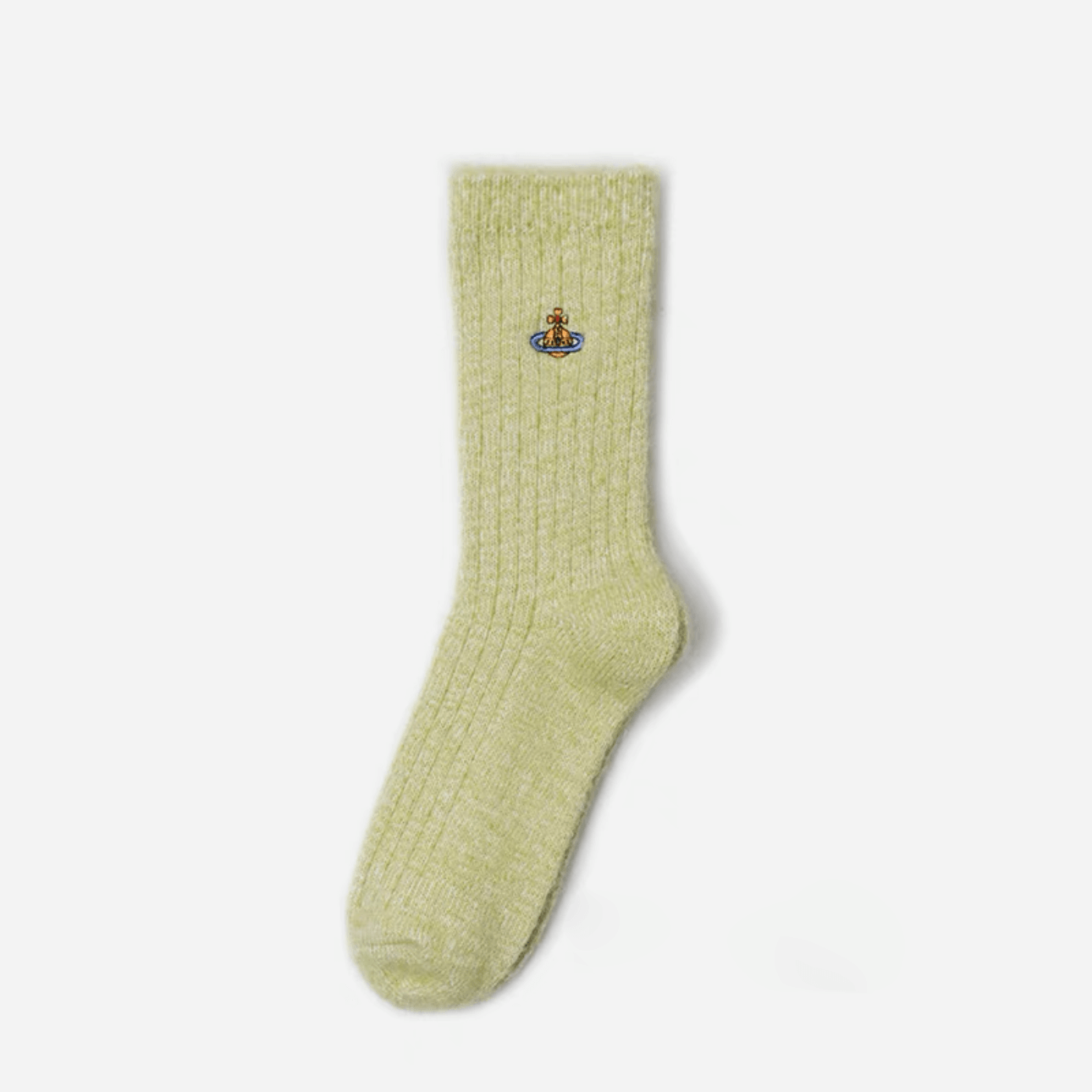 Furry Solid Color Saturn Socks
