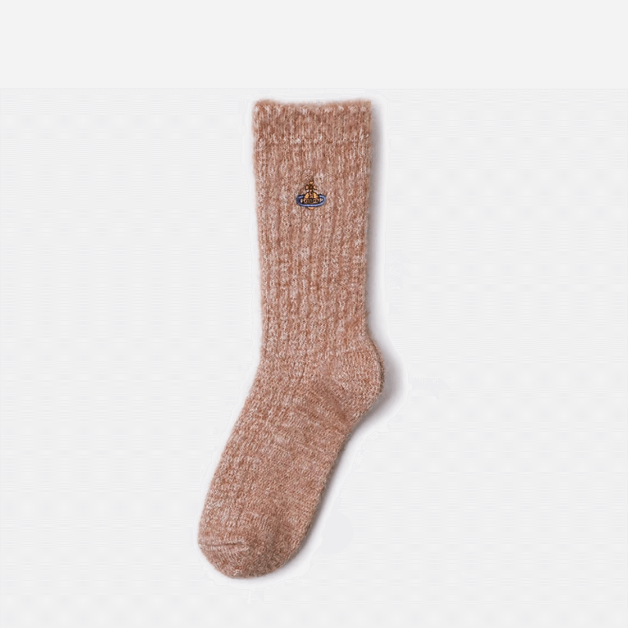 Furry Solid Color Saturn Socks