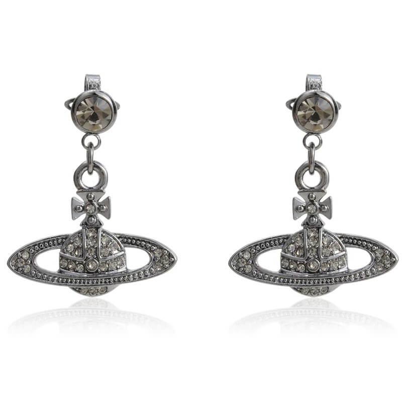 Classic Full Diamond Long Saturn Earrings（All 6 Colors）