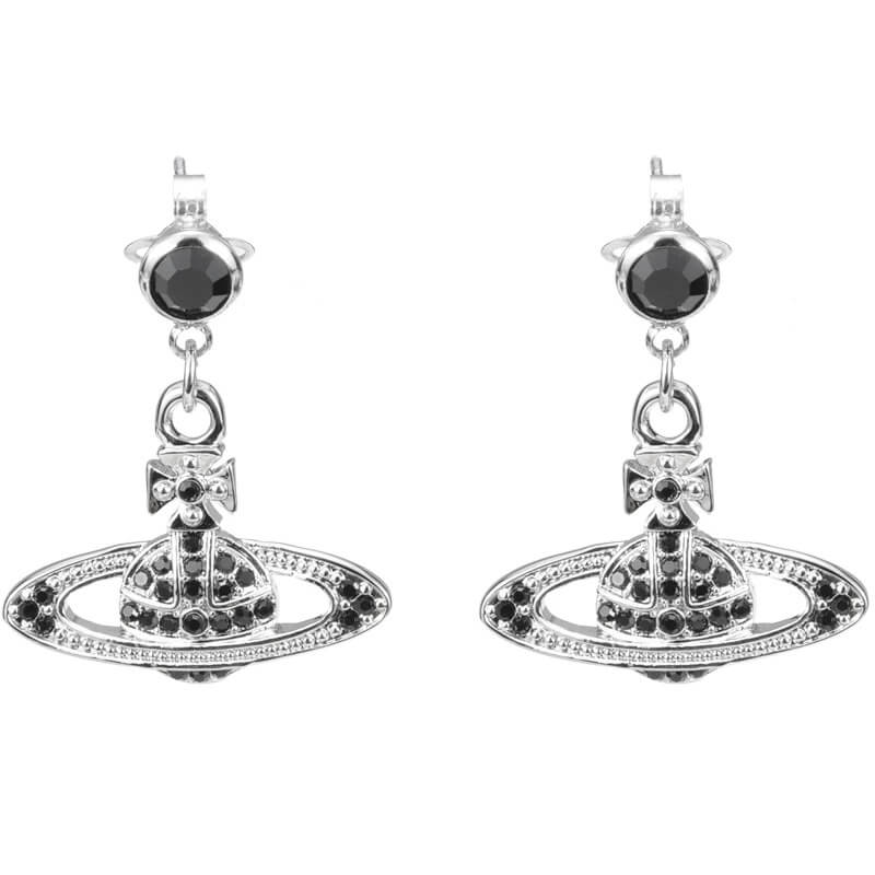 Classic Full Diamond Long Saturn Earrings（All 6 Colors）