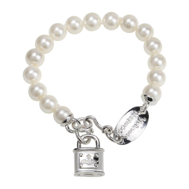 Lock Pearl Saturn Bracelets
