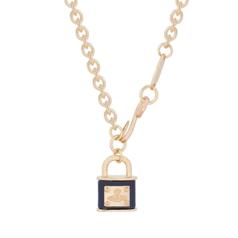 Lock Saturn Necklace