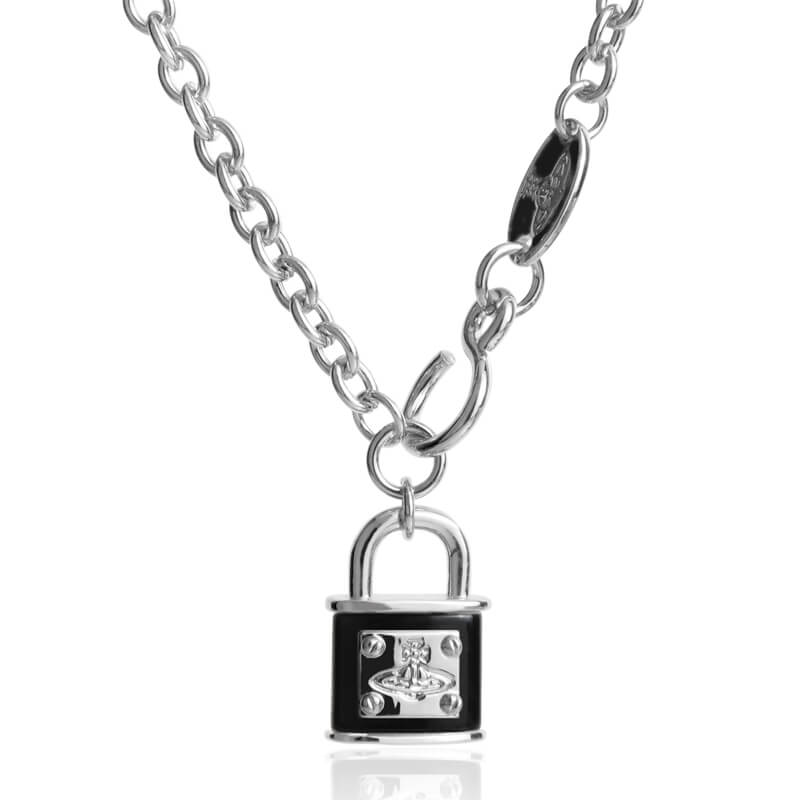 Lock Saturn Necklace