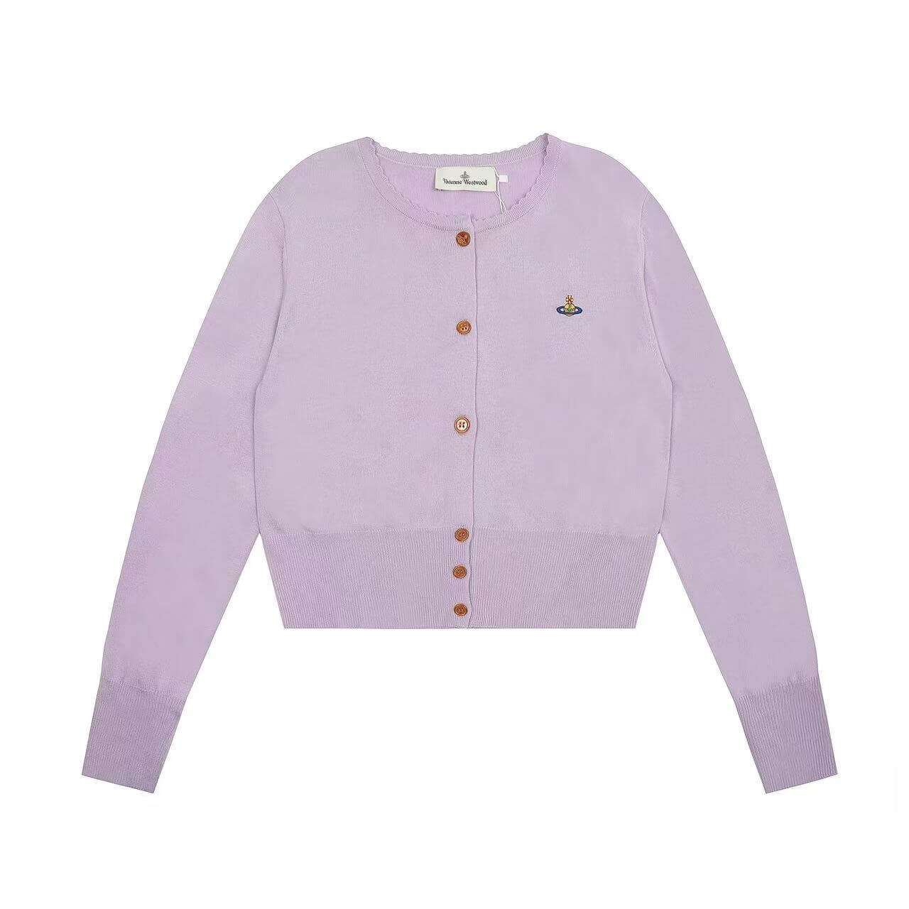 Wave Collar Solid Color Saturn Knitwear