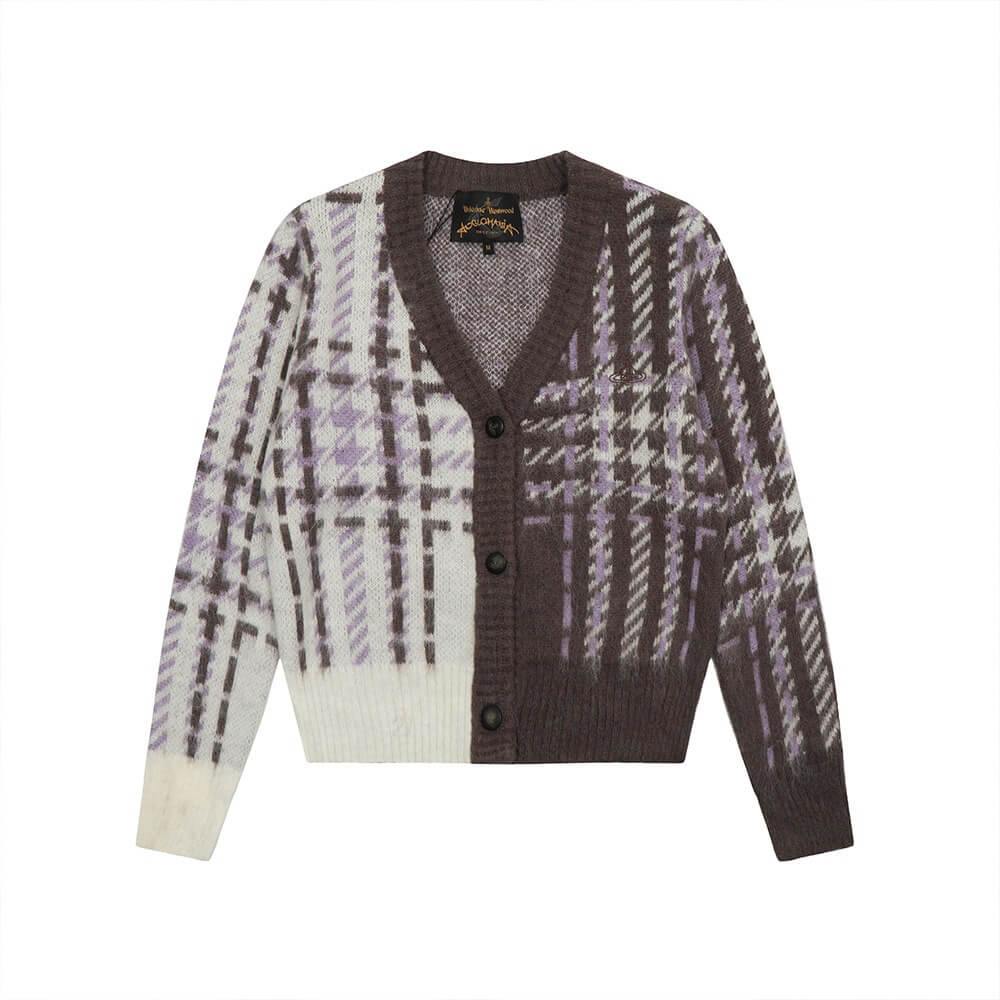 Colorblocked Cardigan Saturn Sweater