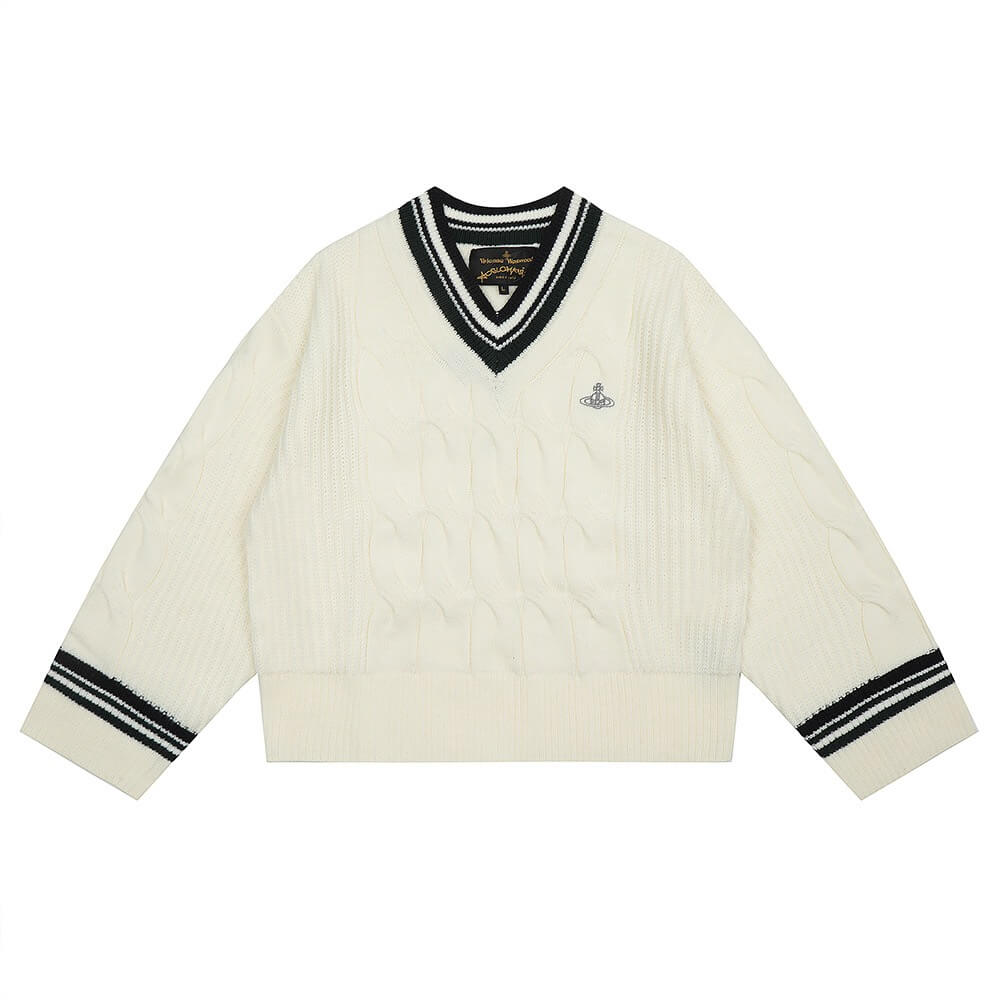 V-neck Saturn Sweater