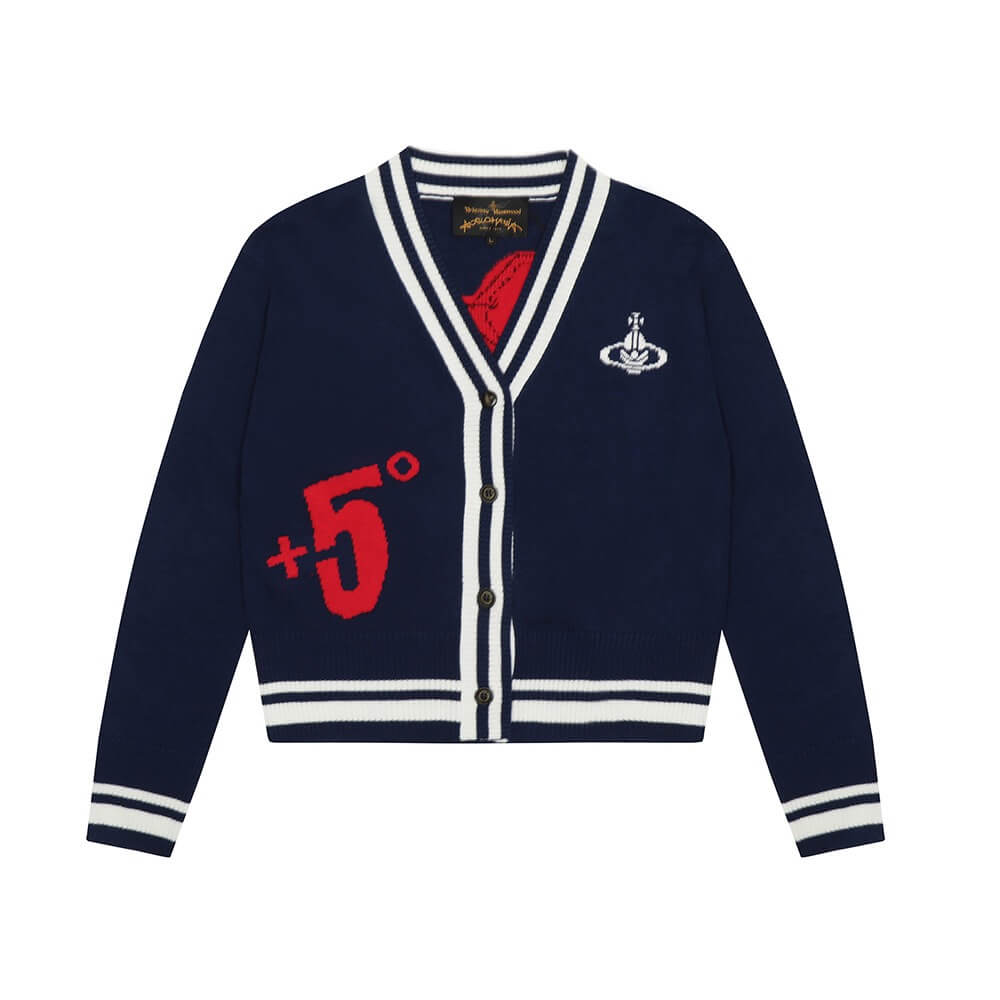 V-neck Cardigan Saturn Sweater