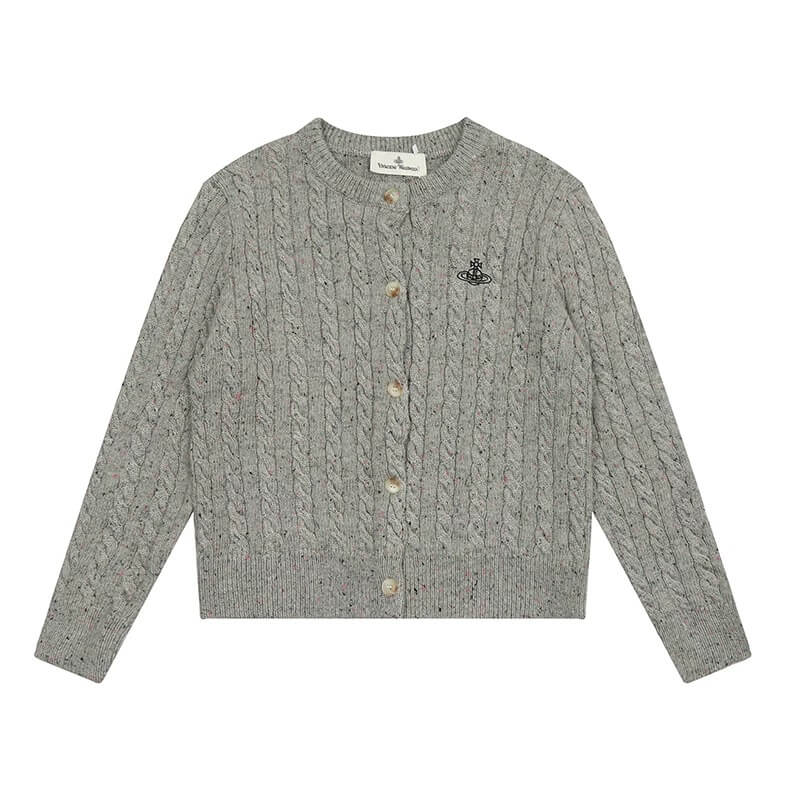 Mixed Color Twist Pattern Sweater