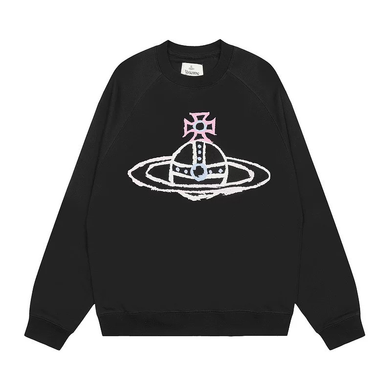 Hand Painted Colorful Saturn Sweatshirt