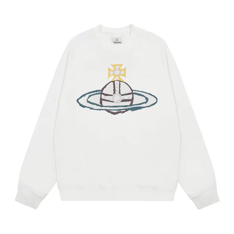 Hand Painted Colorful Saturn Sweatshirt