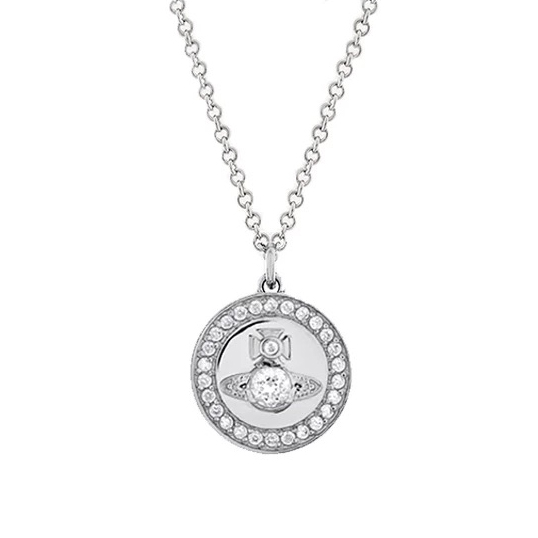 Coin Saturn Necklace