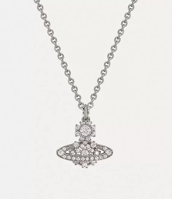 Narcissa Snowflake Saturn Necklace